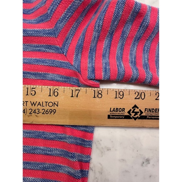 Talbots 3/4 Sleeve Nautical Boatneck Blouse Womens Sz M Petite Striped Tunic Top - Picture 7 of 8